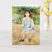 Pierre-Auguste Renoir - Kind met een zweep Kaart (Gele Bloem)