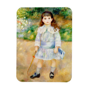 Pierre-Auguste Renoir - Kind met een zweep Magneet