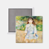 Pierre-Auguste Renoir - Kind met een zweep Magneet (Voorkant / Achterkant)