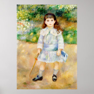 Pierre-Auguste Renoir - Kind met een zweep Poster