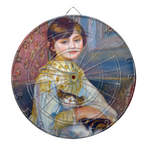 Pierre-Auguste Renoir - Kind met Kat Dartbord