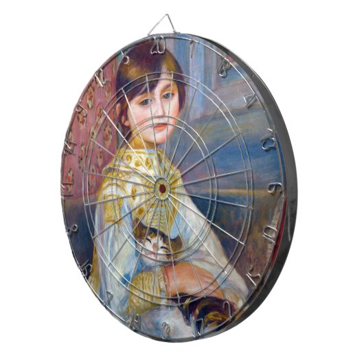 Pierre-Auguste Renoir - Kind met Kat Dartbord (Voorkant Rechts)