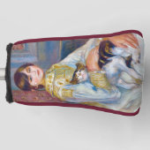 Pierre-Auguste Renoir - Kind met Kat Golfheadcover (Voorkant)