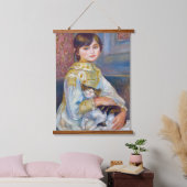 Pierre-Auguste Renoir - Kind met Kat Hangend Wandkleed (Slaapkamer)