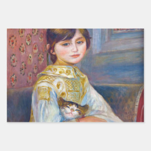 Pierre-Auguste Renoir - Kind met Kat Inpakpapier Vel