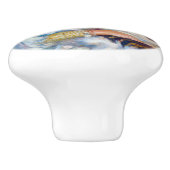 Pierre-Auguste Renoir - Kind met Kat Keramische Knop (Zijkant)