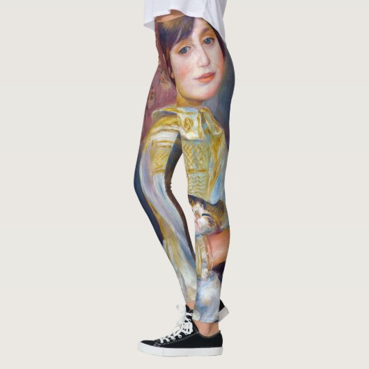 Pierre-Auguste Renoir - Kind met Kat Leggings (Links)
