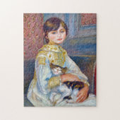 Pierre-Auguste Renoir - Kind met Kat Legpuzzel (Verticaal)