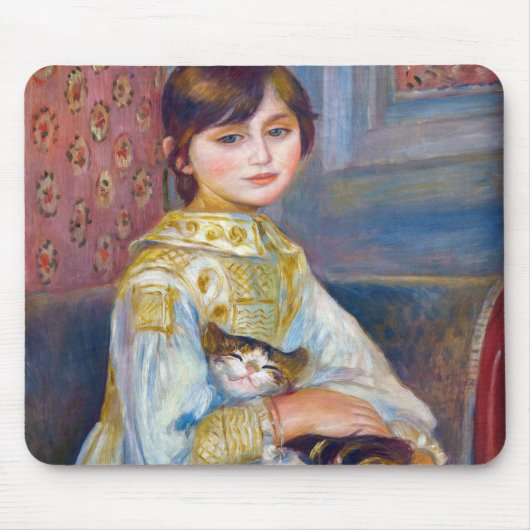 Pierre-Auguste Renoir - Kind met Kat Muismat (Voorkant)
