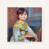 Pierre-Auguste Renoir - Kind met Kat Notitieboek (Voorkant)