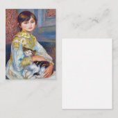 Pierre-Auguste Renoir - Kind met Kat Notitiekaartje (Voorkant / Achterkant)