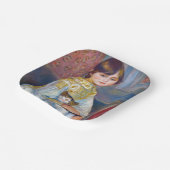 Pierre-Auguste Renoir - Kind met Kat Papieren Bordje (Gebogen)