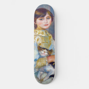Pierre-Auguste Renoir - Kind met Kat Persoonlijk Skateboard