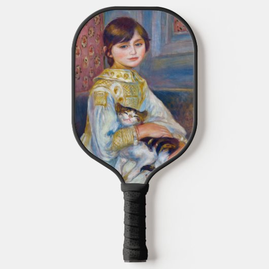 Pierre-Auguste Renoir - Kind met Kat Pickleball Paddle (Voorkant)