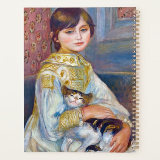 Pierre-Auguste Renoir - Kind met Kat Planner (Achterkant)