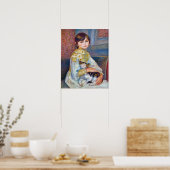 Pierre-Auguste Renoir - Kind met kat Poster (Keuken)