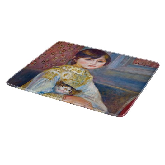 Pierre-Auguste Renoir - Kind met Kat Snijplank (Hoek)