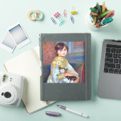 Pierre-Auguste Renoir - Kind met Kat Sticker (iPad Cover)