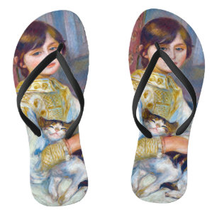 Pierre-Auguste Renoir - Kind met kat Teenslippers