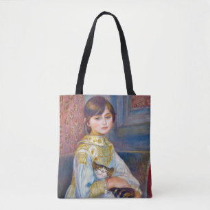 Pierre-Auguste Renoir - Kind met Kat Tote Bag