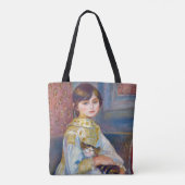 Pierre-Auguste Renoir - Kind met Kat Tote Bag (Achterkant)