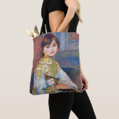 Pierre-Auguste Renoir - Kind met Kat Tote Bag (Dichtbij)