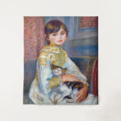 Pierre-Auguste Renoir - Kind met Kat Wandkleed (Voorkant)