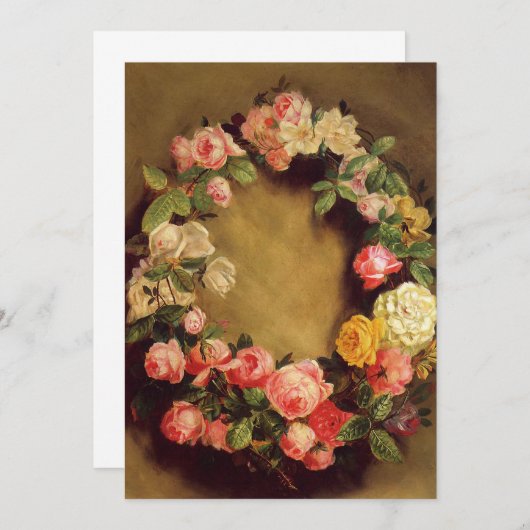 Pierre-Auguste Renoir - Kroon van Rozen (Voorkant / Achterkant)