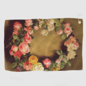 Pierre-Auguste Renoir - Kroon van Rozen Golfhanddoek (Horizontaal)