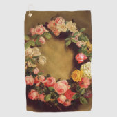 Pierre-Auguste Renoir - Kroon van Rozen Golfhanddoek (Voorkant)