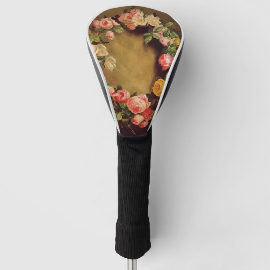 Pierre-Auguste Renoir - Kroon van Rozen Golfheadcover (Voorkant)