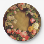 Pierre-Auguste Renoir - Kroon van Rozen Papieren Bordje (Voorkant)