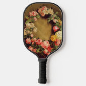 Pierre-Auguste Renoir - Kroon van Rozen Pickleball Paddle (Achterkant)
