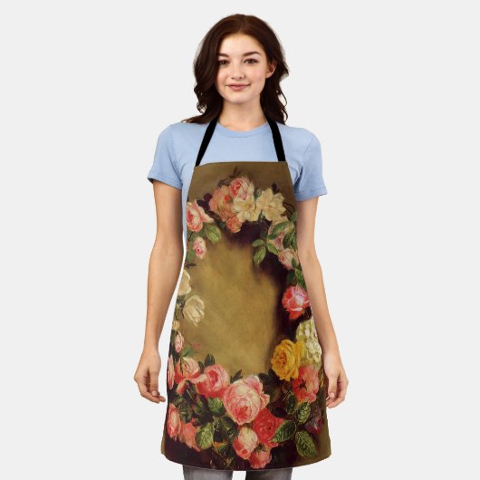 Pierre-Auguste Renoir - Kroon van Rozen Schort (Gedragen)