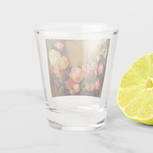 Pierre-Auguste Renoir - Kroon van Rozen Shot Glas (Achterkant)