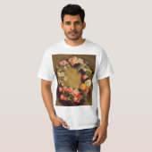 Pierre-Auguste Renoir - Kroon van Rozen T-shirt (Voorkant volledig)