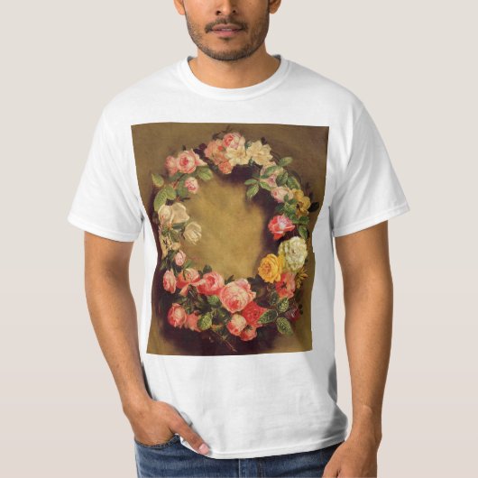 Pierre-Auguste Renoir - Kroon van Rozen T-shirt (Voorkant)