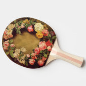 Pierre-Auguste Renoir - Kroon van Rozen Tafeltennisbatje (Zijkant)