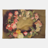 Pierre-Auguste Renoir - Kroon van Rozen Theedoek (Horizontaal)