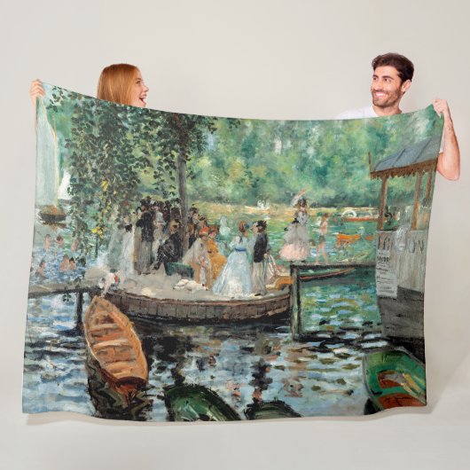 Pierre-Auguste Renoir La Grenouill Fleece Blanket Deken (In situ)
