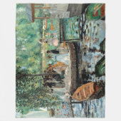 Pierre-Auguste Renoir La Grenouill Fleece Blanket Deken (Voorkant)