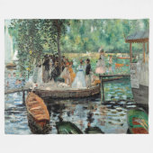 Pierre-Auguste Renoir La Grenouill Fleece Blanket Deken (Voorkant (Horizontaal))