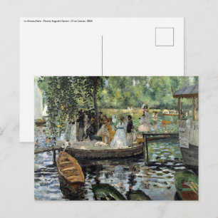 Pierre-Auguste Renoir - La Grenouillere Briefkaart