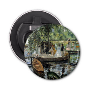 Pierre-Auguste Renoir - La Grenouillere Button Flesopener