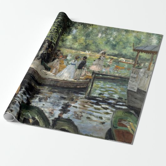 Pierre-Auguste Renoir - La Grenouillere Cadeaupapier (Uitgerold)