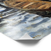 Pierre-Auguste Renoir - La Grenouillere Foto Afdruk (Hoek)