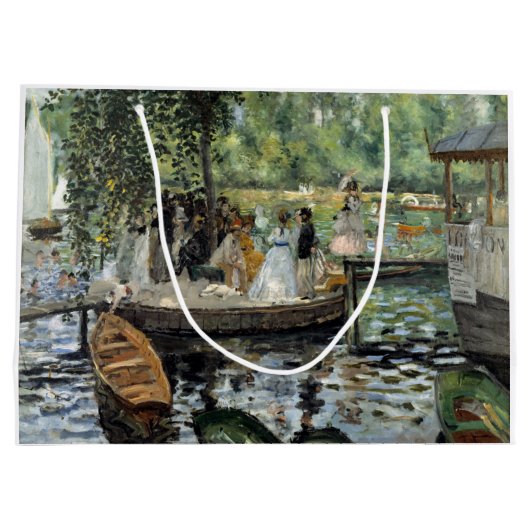 Pierre-Auguste Renoir - La Grenouillere Groot Cadeauzakje (Achterkant)