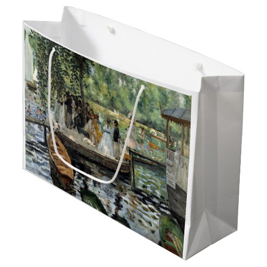 Pierre-Auguste Renoir - La Grenouillere Groot Cadeauzakje (Voorkant Gekanteld)