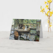 Pierre-Auguste Renoir - La Grenouillere Kaart (Gele Bloem)