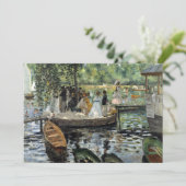 Pierre-Auguste Renoir - La Grenouillere Kaart (Staand voorkant)